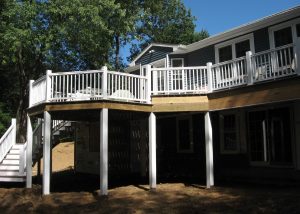 New Tiered Deck and Patio Addition